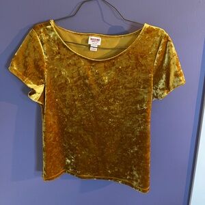 Velour Golden tshirt